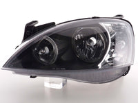 Angel Eyes headlight Opel Corsa C 01-06 black