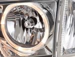 Angel Eyes headlight VW bus type T4 97-02 chrome