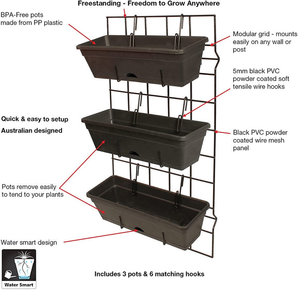 CARLA GARDEN Vertical Garden Wall Kit