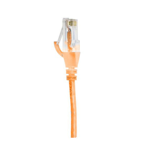 Cat 6 Rj45 Rj45 Ultra Thin Lszh Network Cables Orange