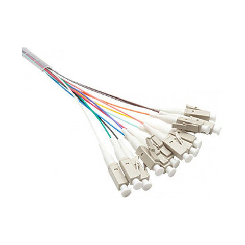 Fibre Pigtail Lc Om1 Multimode 2M 12 Pack Rainbow