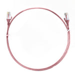 Cat 6 Rj45 Rj45 Ultra Thin Lszh Network Cables Pink