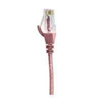 Cat 6 Rj45 Rj45 Ultra Thin Lszh Network Cables Pink