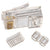 Cat 6 8 Position Rj45 Stranded Modular Crimp Plug 10 Pack