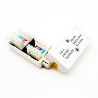 Cat 6 Inline Coupler Punch Down White