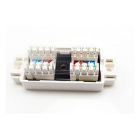 Cat 6 Inline Coupler Punch Down White