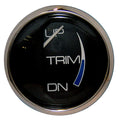 Faria Chesapeake Black 2" Trim Gauge (Mercury / Mariner / Mercruiser / Volvo DP / Yamaha &#39;01 and newer)