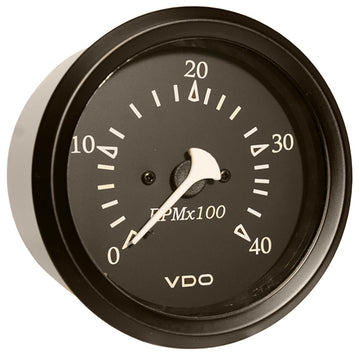 VDO Cockpit Marine 85mm (3-3/8") Diesel Tachometer - Black Dial/Bezel
