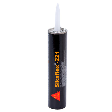 Sika sikaflex 221 multi-purpose polyurethane sealant/adhesive - 10.3oz(300ml) cartridge - black 0167