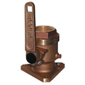 GROCO 1" Bronze Flanged Full Flow Seacock