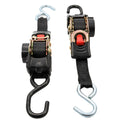 Camco Retractable Tie Down Straps - 1" Width 6&#39; Dual Hooks