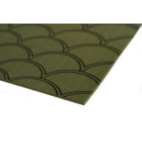 SeaDek 40" x 80" 5mm Sheet Olive Green Brushed Fish Scale - 1016mm x 2032mm x 5mm