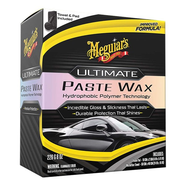 Meguiar&#39;s Ultimate Paste Wax - Long-Lasting, Easy to Use Synthetic Wax - 8oz