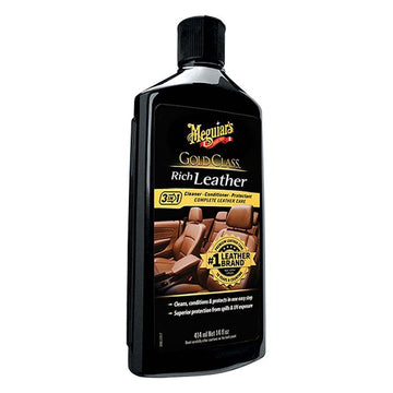 Meguiar&#39;s Gold Class Rich Leather Cleaner &amp; Conditioner - 14oz