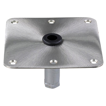 Springfield KingPin&trade; 7" x 7" Stainless Steel Square Base (Threaded)