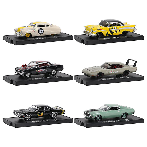 "Auto-Drivers" Set of 6 pieces in Blister Packs Release 78 Limited Edition to 9600 pieces Worldwide 1/64 Diecast Model Cars by M2 Machines