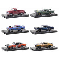 "Auto-Drivers" Set of 6 pieces in Blister Packs Release 82 Limited Edition to 9600 pieces Worldwide 1/64 Diecast Model Cars by M2 Machines