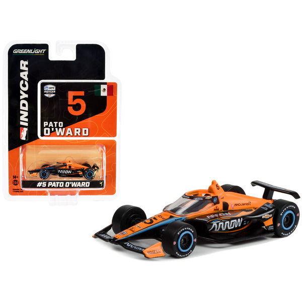 Dallara IndyCar #5 Pato O'Ward "Arrow" Arrow McLaren SP "NTT IndyCar Series" (2022) 1/64 Diecast Model Car by Greenlight