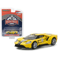 2017 Ford GT Yellow #2 - Tribute to 1967 Ford GT40 MK IV #2 Racing Heritage Series 1 1/64 Diecast Model Car by Greenlight