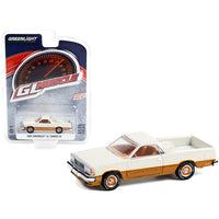 1980 Chevrolet El Camino SS Super Sport White and Gold "Greenlight Muscle" Series 26 1/64 Diecast Model Car by Greenlight