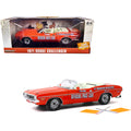 1971 Dodge Challenger Convertible Official Pace Car Orange with Two Orange Flags "55th Indianapolis 500 Mile Race" 1/18 Diecast Model Car by Greenlight