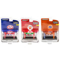 "Four-Post Lifts" Set of 3 pieces Series 2 1/64 Diecast Models by Greenlight