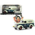 1939 Chevrolet Panel Truck "Ridgewood Dental Clinic" "Norman Rockwell Delivery Vehicles" Series Dark Gray and White 1/24 Diecast Model Car by Greenlight