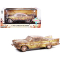 1957 Plymouth Belvedere (Unearthed) Desert Gold Metallic with Sand Dune White Top Tulsa (Oklahoma) "Tulsarama" Underground Vault (2007) 1/24 Diecast Model Car by Greenlight