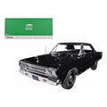 1967 Plymouth Belvedere GTX Convertible Black 1/18 Diecast Model Car by Greenlight