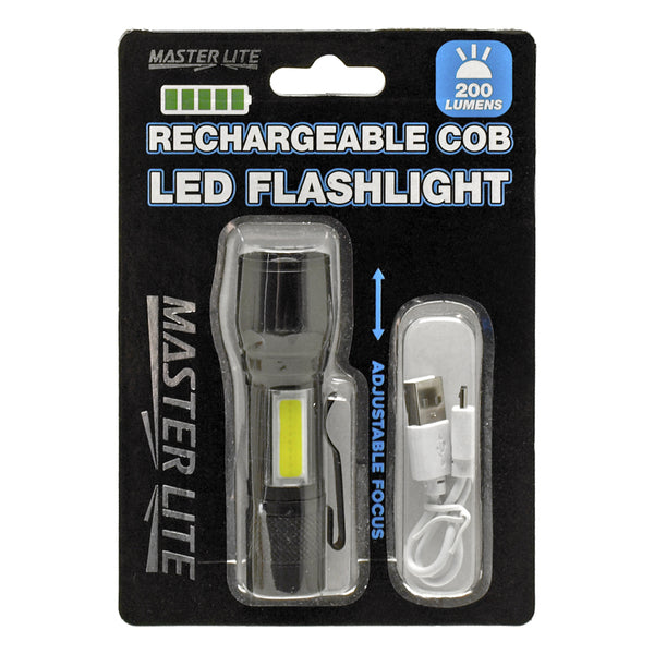 Rechargeable COB LED Flashlight - Master Lite