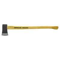 36" American Hickory Wooden Handle Wood Splitting Axe