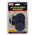 10-pc. 1-1/2" Cut-Off Wheels with Mandrel