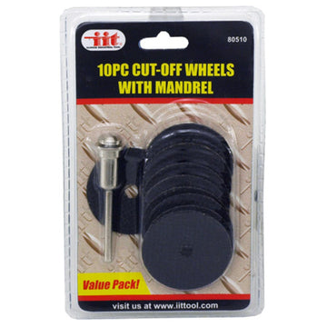 10-pc. 1-1/2" Cut-Off Wheels with Mandrel