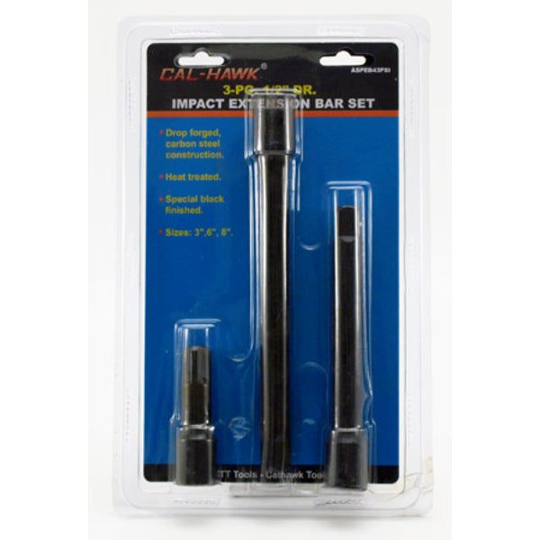 3-pc. 1/2" Drive Impact Extension Bar Set