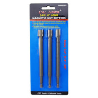 3-pc. 6" Long Magnetic Nut Setters