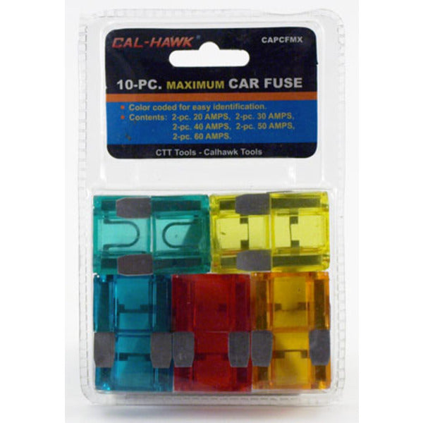 10-pc. MAXI Car Fuse