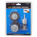 3-pc. Wire Wheel Brushes