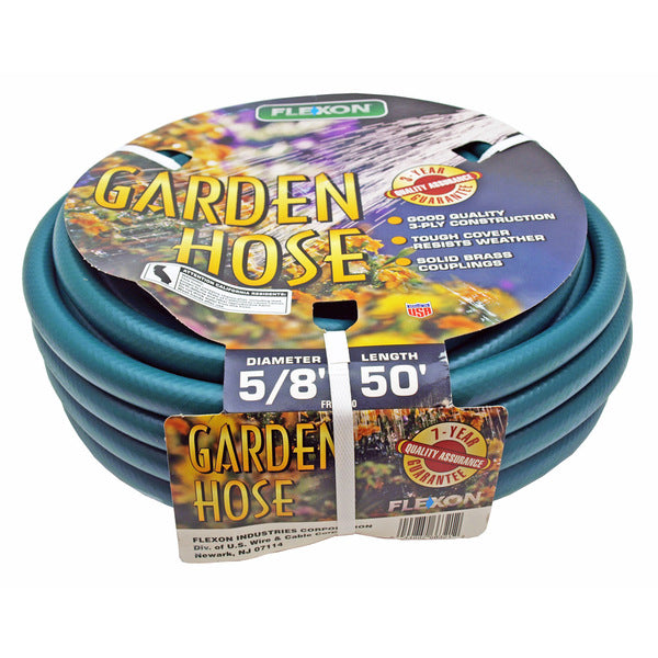 Flexon 50' x 5/8" Garden Water Hose