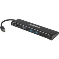 Manhattan SuperSpeed USB-C to HDMI/VGA 4-in-1 Docking Converter