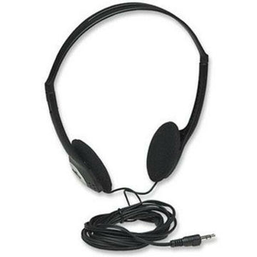 Manhattan Lightweight Stereo Headphones with Cushioned Earpads