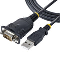 StarTech.com 3ft (1m) USB to Serial Cable, DB9 Male RS232 to USB Converter, USB to Serial Adapter, COM Port Adapter with Prolific IC