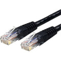 StarTech.com 6 ft. CAT6 Cable - 10 Pack - Black CAT6 Ethernet Cords - Molded RJ45 Connectors - ETL Verified - 24 AWG (C6PATCH6BK10PK)