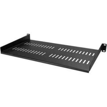 StarTech.com 1U Vented Server Rack Cabinet Shelf - Fixed 10in Deep Cantilever Rackmount Tray for 19" Data/AV/Network Enclosure w/Cage Nuts