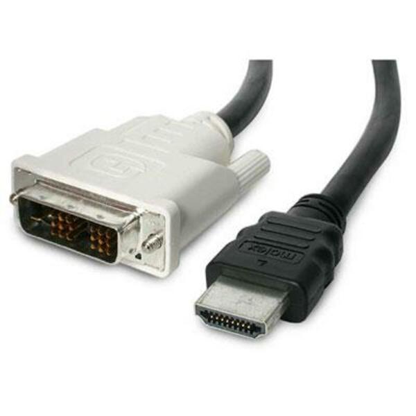 StarTech.com HDMI to DVI Cable - 6 ft / 2m - HDMI to DVI-D Cable - HDMI Monitor Cable - HDMI to DVI Adapter Cable