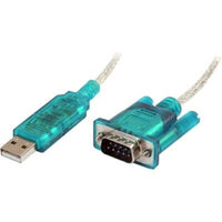 StarTech.com USB to Serial Adapter - Prolific PL-2303 - 3 ft / 1m - DB9 (9-pin) - USB to RS232 Adapter Cable - USB Serial