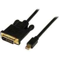 StarTech.com 3ft Mini DisplayPort to DVI Cable, Mini DP to DVI-D Adapter/Converter Cable, 1080p Video, mDP 1.2 to DVI Monitor/Display