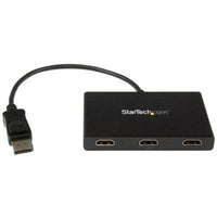 StarTech.com 3-Port Multi Monitor Adapter, DisplayPort to 3x HDMI MST Hub, Triple 1080p, Video Splitter for Extended Desktop Mode, Windows