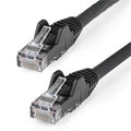 StarTech.com 25ft (7.6m) CAT6 Ethernet Cable, LSZH (Low Smoke Zero Halogen) 10 GbE Snagless 100W PoE UTP RJ45 Black Network Patch Cord ETL