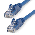 StarTech.com 30ft (9m) CAT6 Ethernet Cable, LSZH (Low Smoke Zero Halogen) 10 GbE Snagless 100W PoE UTP RJ45 Blue Network Patch Cord, ETL