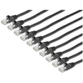 StarTech.com 6 ft. CAT6 Cable - 10 Pack - BlackCAT6 Patch Cable - Snagless RJ45 Connectors - Category 6 Cable - 24 AWG (N6PATCH6BK10PK)